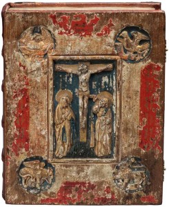 The Liesborn Gospels: Gospel Book; in Latin, decorated manuscript on parchment; Northwestern Germany (Liesborn Abbey?), ca. 980-1000; image courtesy of Les Enluminures