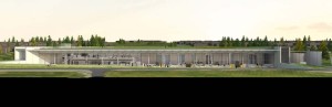 rendering of the Louvre project in Liévin; image © Rogers Stirk Harbour + Partners