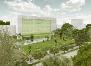 rendering of the ICA in Miami, designed by Aranguren + Gallegos Arquitectos; image via ICA Miami