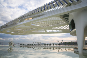The Museu do Amanhã (Museum of Tomorrow) in Rio de Janeiro, Brazil; designed by Santiago Calatrava; photo by Bernard Lessa