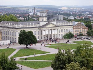 The Friedrichsplatz and Fridericianum, Kassel, Germany, photo by Carroy via Wikimedia Commons