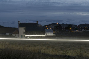 Pekka Niittyvirta and Timo Aho, Lines (57° 59′N, 7° 16’W), 2018-19, Taigh Chearsabhagh Museum & Arts Centre, image courtesy of Pekka Niittyvirta and Timo Aho
