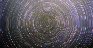 Trevor Paglen, Nine Reconnaissance Satellites over the Sonora Pass, 2008, C-Print, 48 x 60 inches; courtesy of Trevor Paglen, Metro Pictures, New York; Altman Siegel, San Francisco; © Trevor Paglen