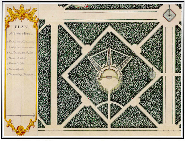 Chaufourier Jean (1679-1757), Collection of Plans of the palaces and gardens of Versailles in 1720, image © RMN-Grand Palais (Château de Versailles)