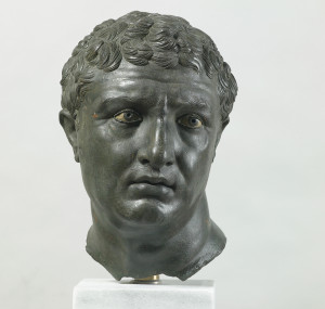 Portrait of a Man, about 100 BC; bronze, copper, glass, and stone; The Hellenic Ministry of Culture, Education and Religious Affairs; The National Archaeological Museum, Athens; photo: Maurie Mauzy / Art Resource, NY