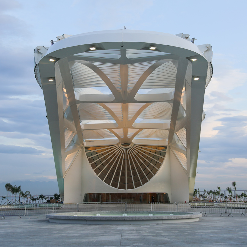The Museu do Amanhã (Museum of Tomorrow) in Rio de Janeiro, Brazil; designed by Santiago Calatrava; photo by Bernard Lessa