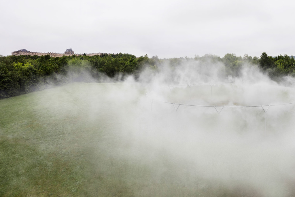 Ólafur Elíasson, Fog Assembly, 2016; installation view at the Château de Versailles; photo by ￼￼￼￼￼￼Anders Sune Berg, ￼© Ólafur Elíasson