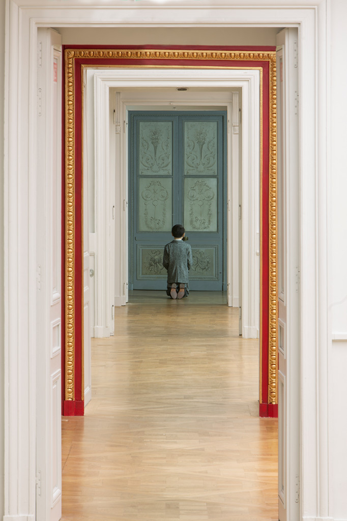 Maurizio Cattelan, Him, 2001, installation view at the Monnaie de Paris, 2016; photo by Zeno Zotti, courtesy of the Monnaie de Paris