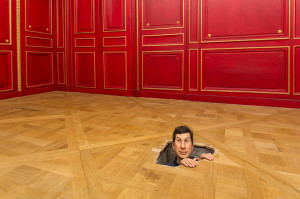 Maurizio Cattelan, Untitled (2001), installation view at the Monnaie de Paris, 2016; photo by Zeno Zotti, courtesy Monnaie de Paris
