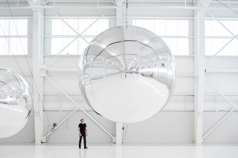 Trevor Paglen, Prototype for a Nonfunctional Satellite (Design 4; Build 4), 2013, mixed media, 16 x 16 x 16 feet; courtesy of Trevor Paglen, Metro Pictures, New York; Altman Siegel, San Francisco; © Trevor Paglen